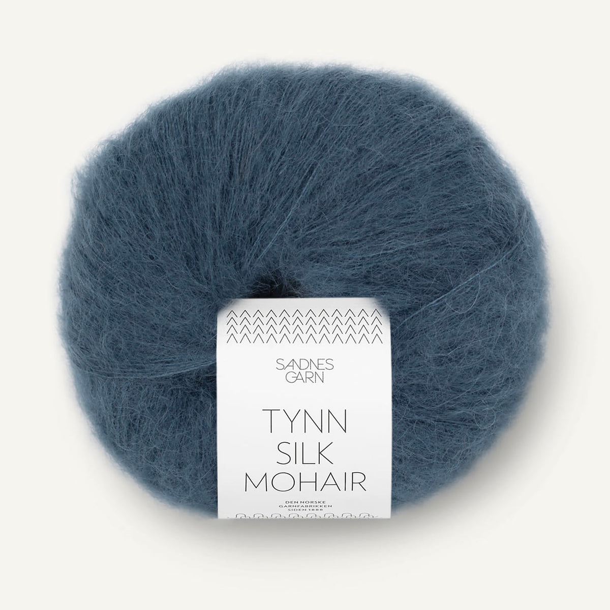 Pelote de Tynn Silk Mohair de Sandnes Garn coloris 6081 Dyp Blaa