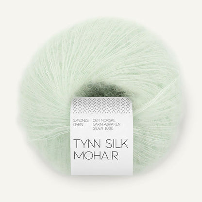 Pelote de Tynn Silk Mohair de Sandnes Garn coloris 7911 Mint
