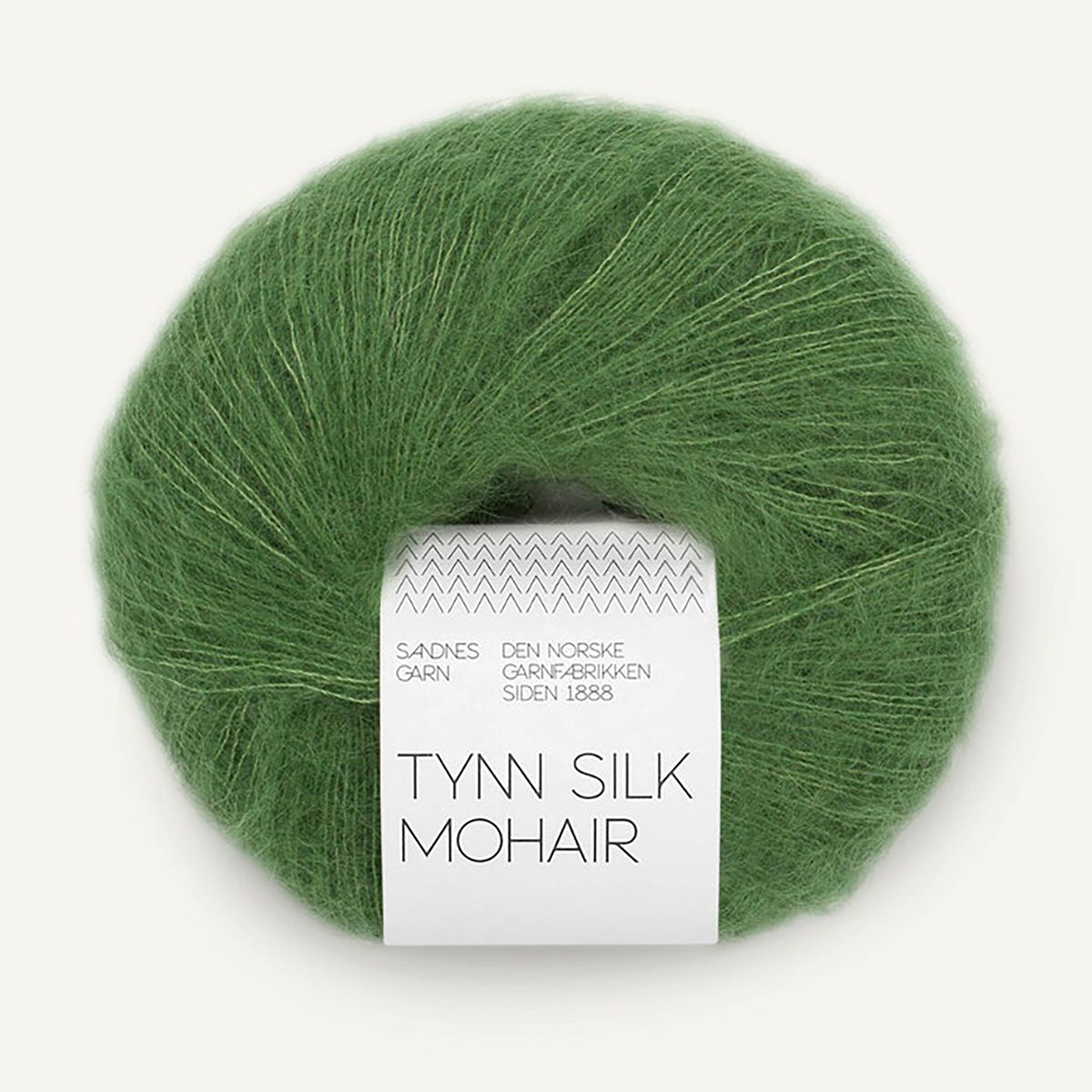 Pelote de Tynn Silk Mohair de Sandnes Garn coloris 8753 Vineyard Green
