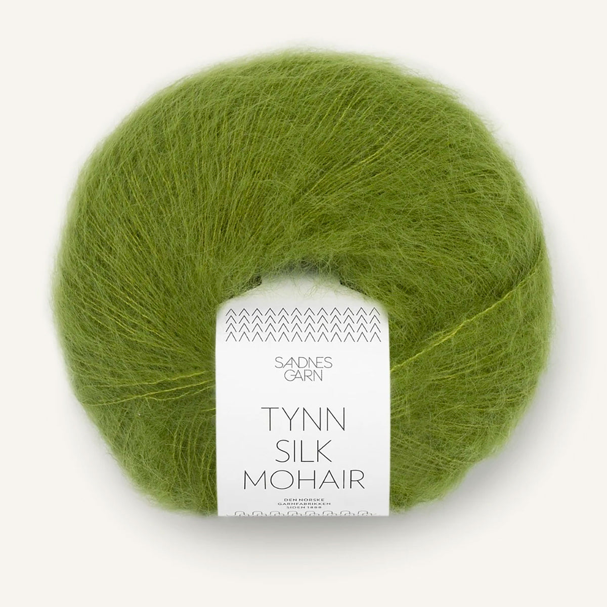 Pelote de Tynn Silk Mohair de Sandnes Garn coloris 9564 Matcha