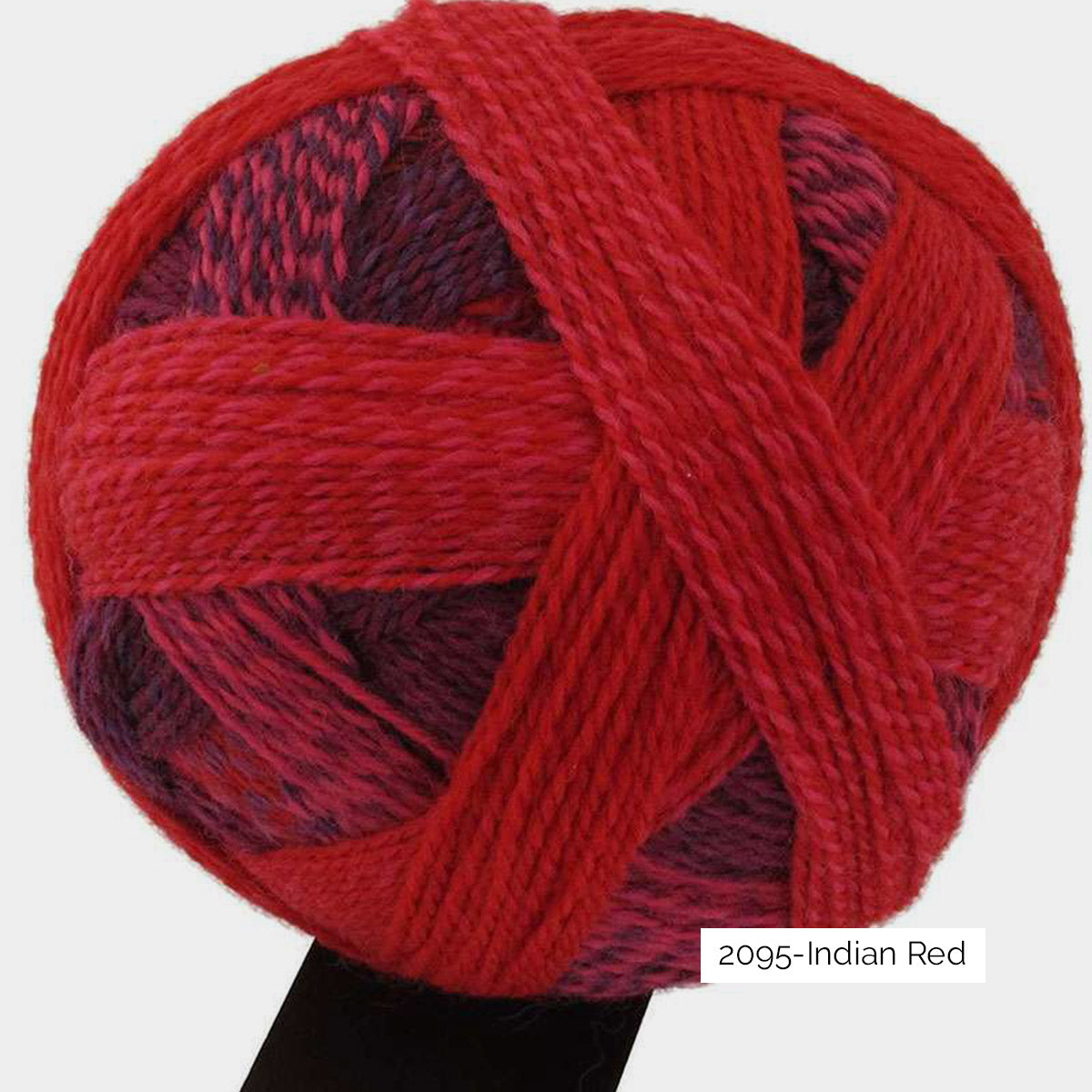 Pelote de Crazy Zauberball de Schoppel Wolle coloris 2095 Indian Red