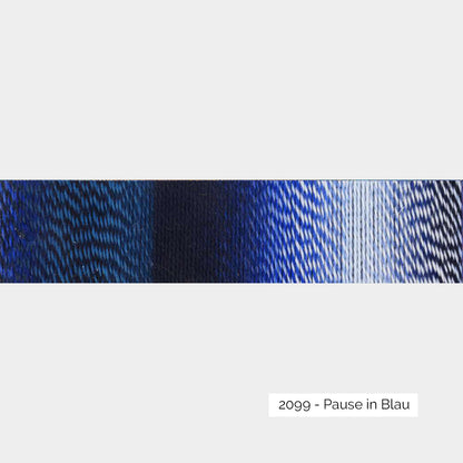Crazy Zauberball de Schoppel Wolle coloris 2099 Pause in Blau