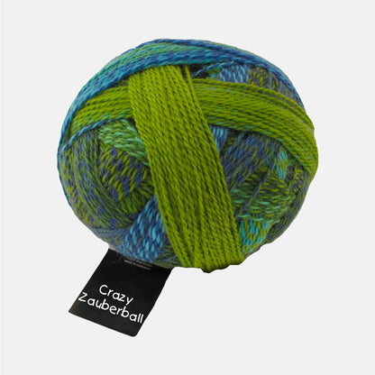 Pelote de Crazy Zauberball de Schoppel Wolle coloris 2136 Spring Has Come