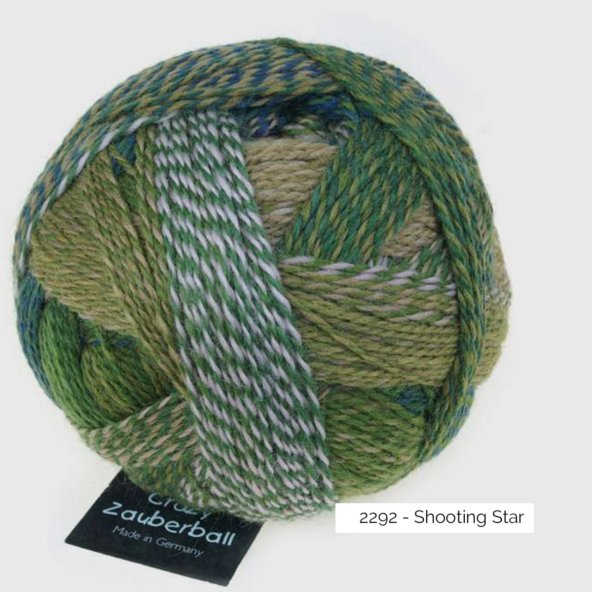 Pelote de Crazy Zauberball de Schoppel Wolle coloris 2292 Shooting Star