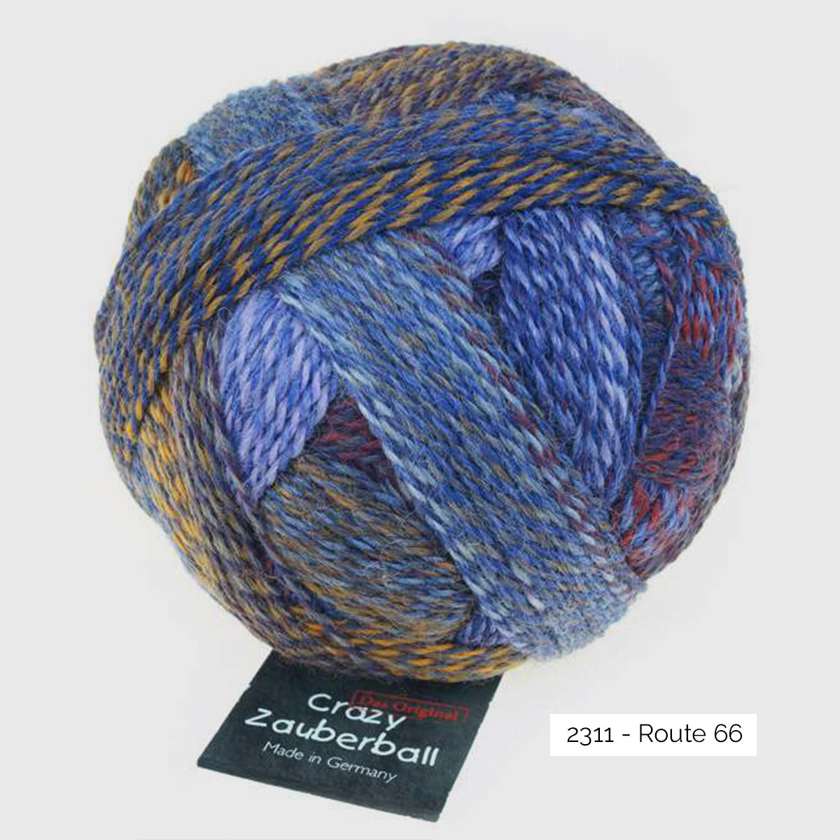 Pelote de Crazy Zauberball de Schoppel Wolle coloris 2311 Route 66