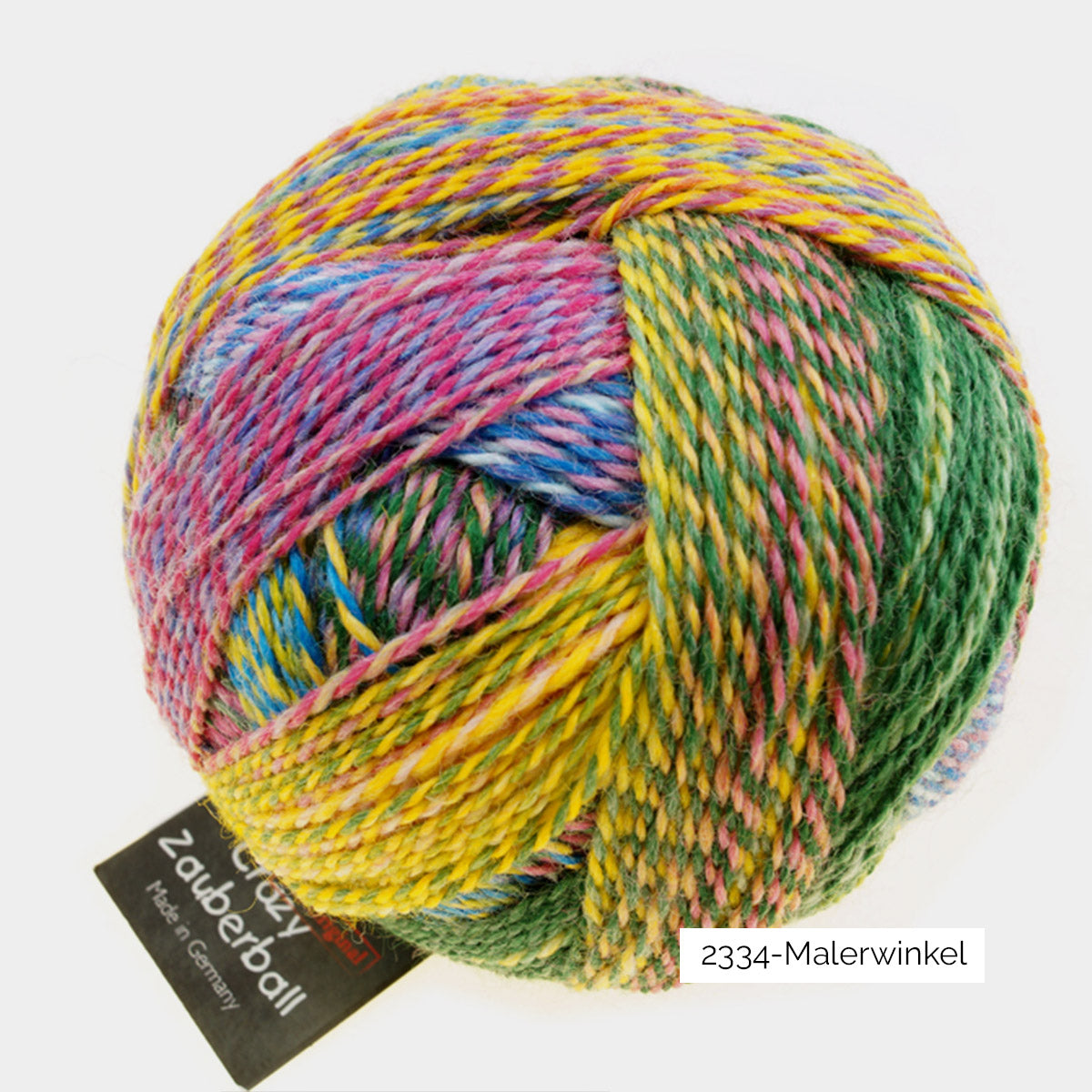 Pelote de Crazy Zauberball de Schoppel Wolle coloris 2334 Marlerwinkel