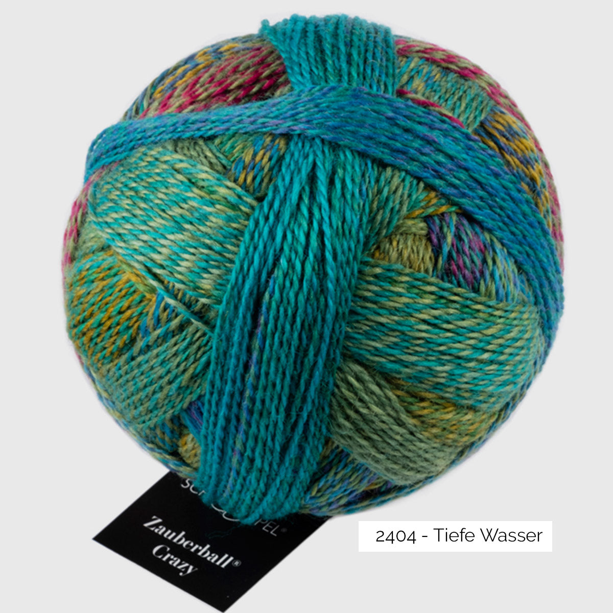 Crazy Zauberball de Schoppel Wolle coloris 2404 Tiefe Wasser