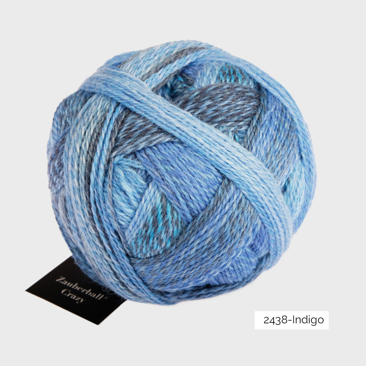 Pelote de Crazy Zauberball de Schoppel Wolle coloris 2438 Indigo