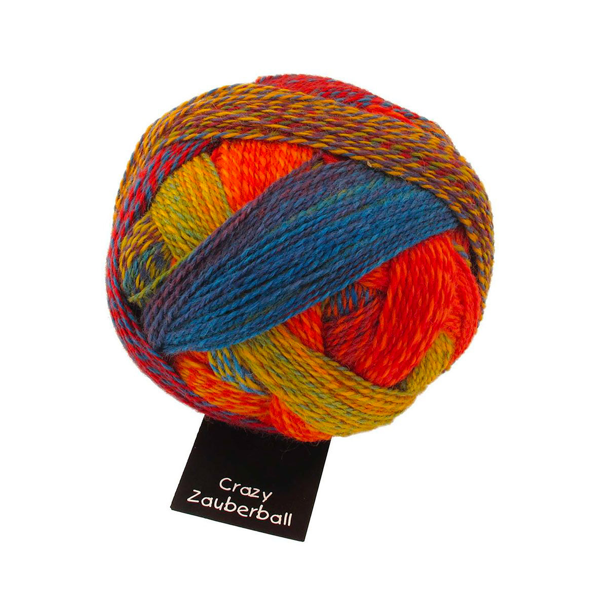 Pelote de Zauberball Crazy de Schoppel Wolle coloris 1702 Small Tortoiseshell
