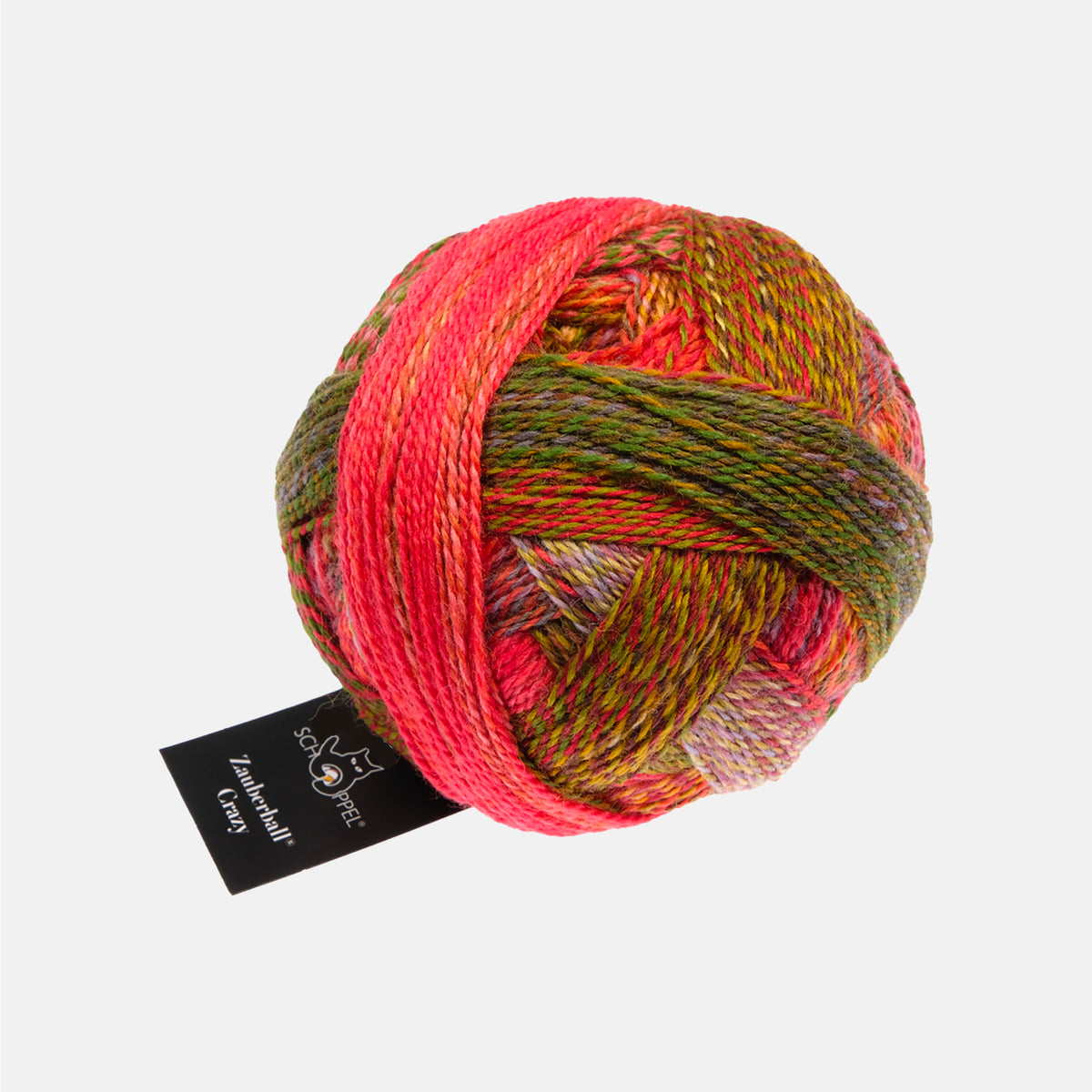 Pelote de Zauberball Crazy de Schoppel Wolle coloris 2516 Evening Hour