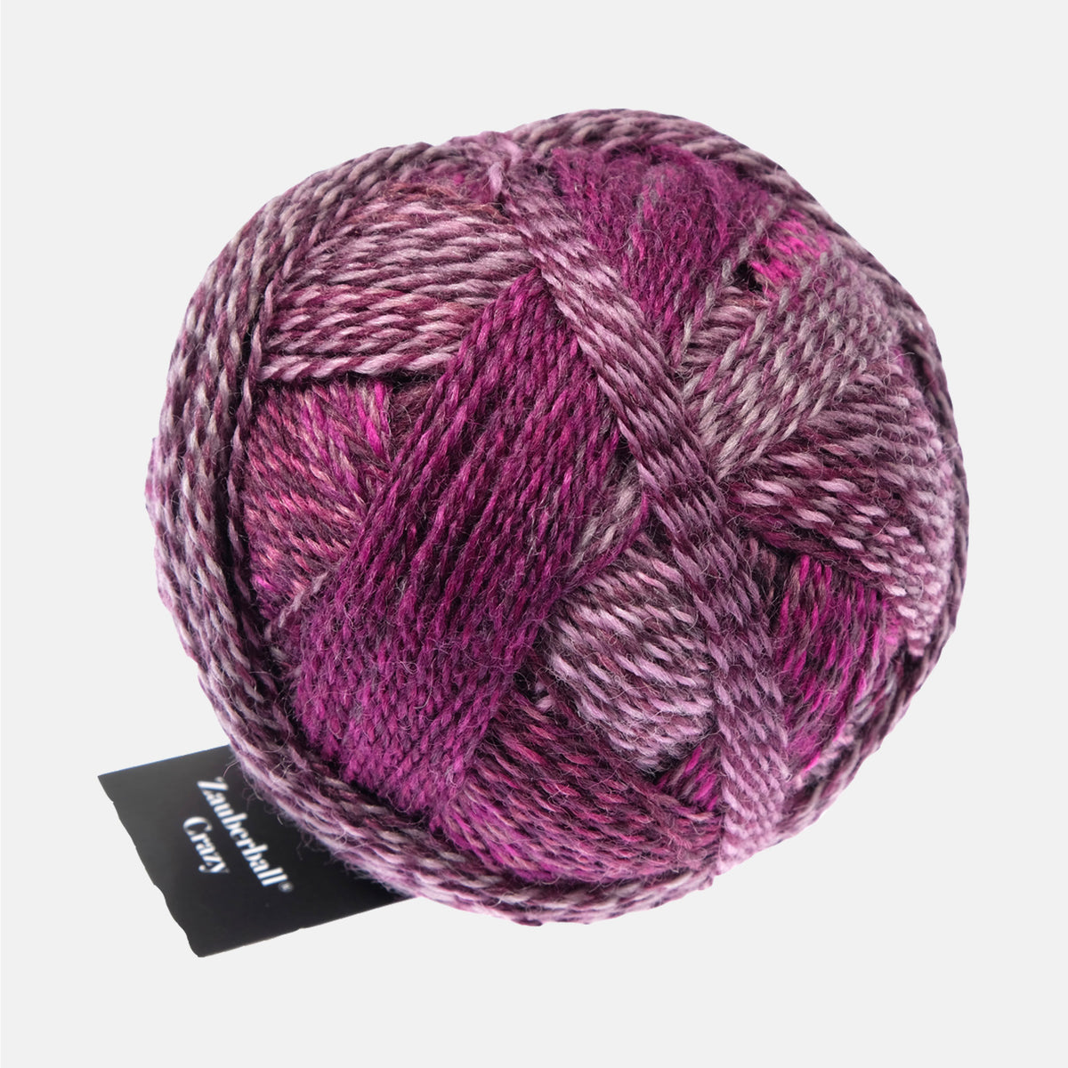 Pelote de Zauberball Crazy de Schoppel Wolle coloris 2543 Dark Roses