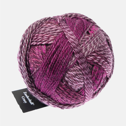 Pelote de Zauberball Crazy de Schoppel Wolle coloris 2543 Dark Roses