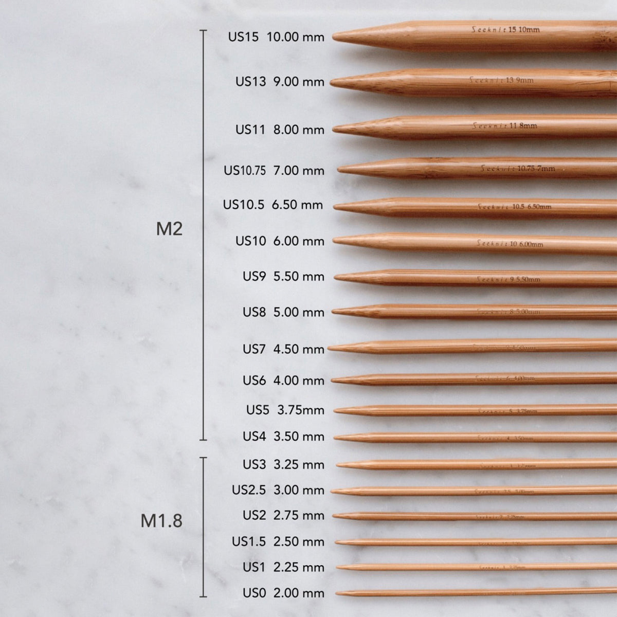 Pointes Interchangeables Koshitsu Curve - Seeknit