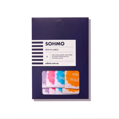 Etiquettes à coudre de SOHMO modèle Me Made