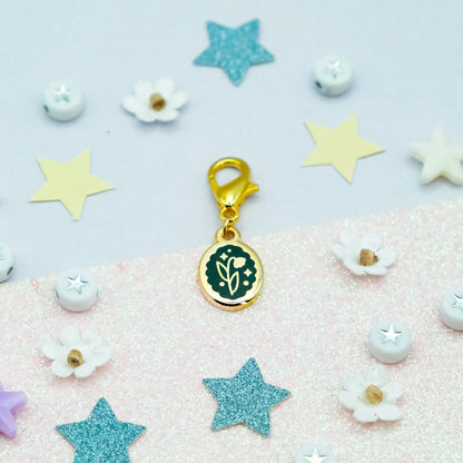 Marqueur amovible (Progress Keeper) de Sparkles in the Wild modèle Médaillon Fleur Vert