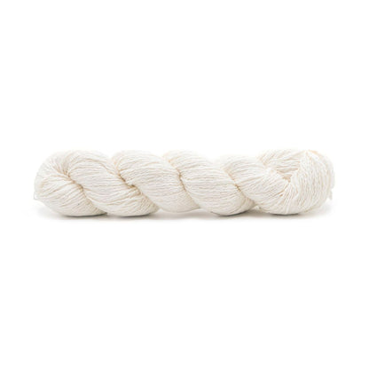 Echeveau de bourette de soie de Spun Silk Yarns, coloris 109 Ivory