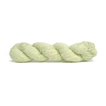 Echeveau de bourrette de soie de Spun Silk Yarns, coloris 111 Lemonade