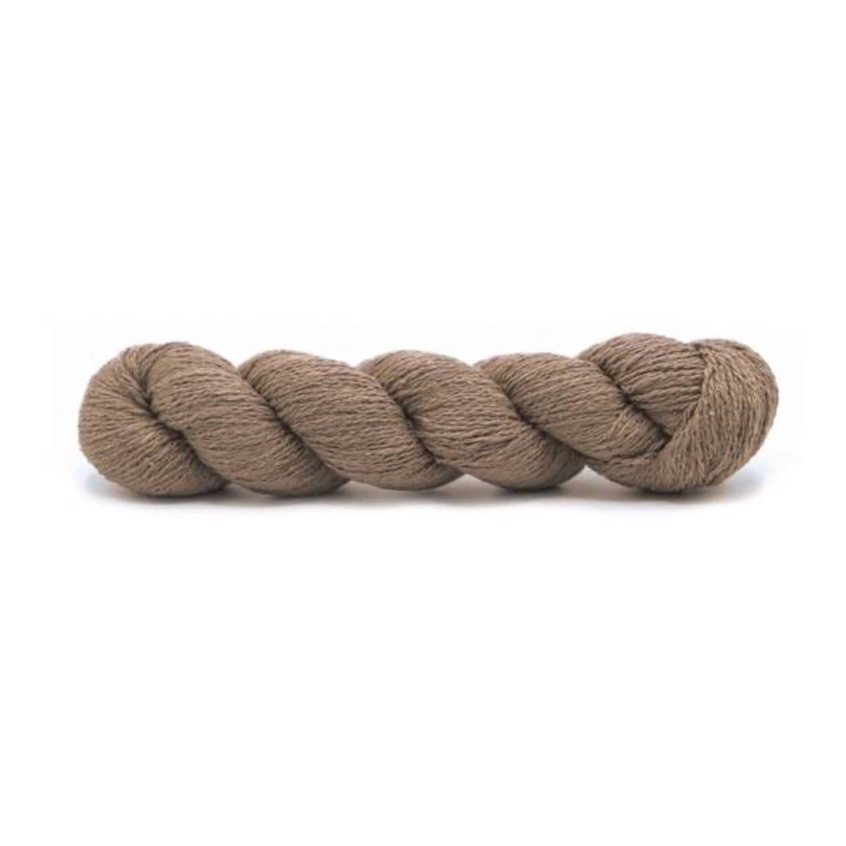 Echeveau de bourette de soie de Spun Silk Yarns, coloris 117 Woodcraft