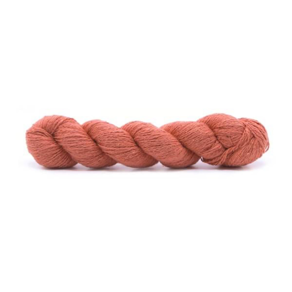 Echeveau de bourrette de soie de Spun Silk Yarns, coloris 123 Autumn Maple