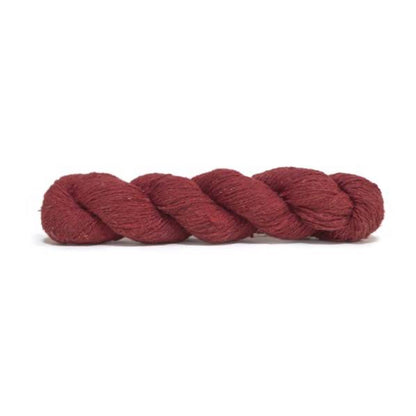 Echeveau de bourette de soie de Spun Silk Yarns, coloris 125 Dried Plum