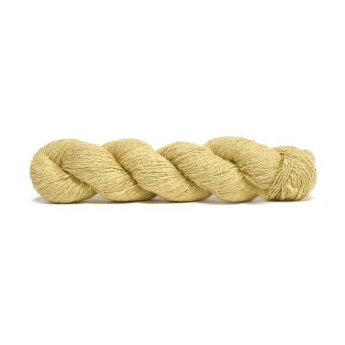Echeveau de bourette de soie de Spun Silk Yarns, coloris 136 Quince