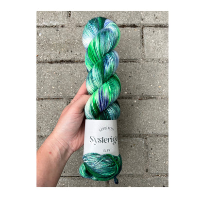 Echeveau de Cashmere Sock de Sysleriget coloris Aurora