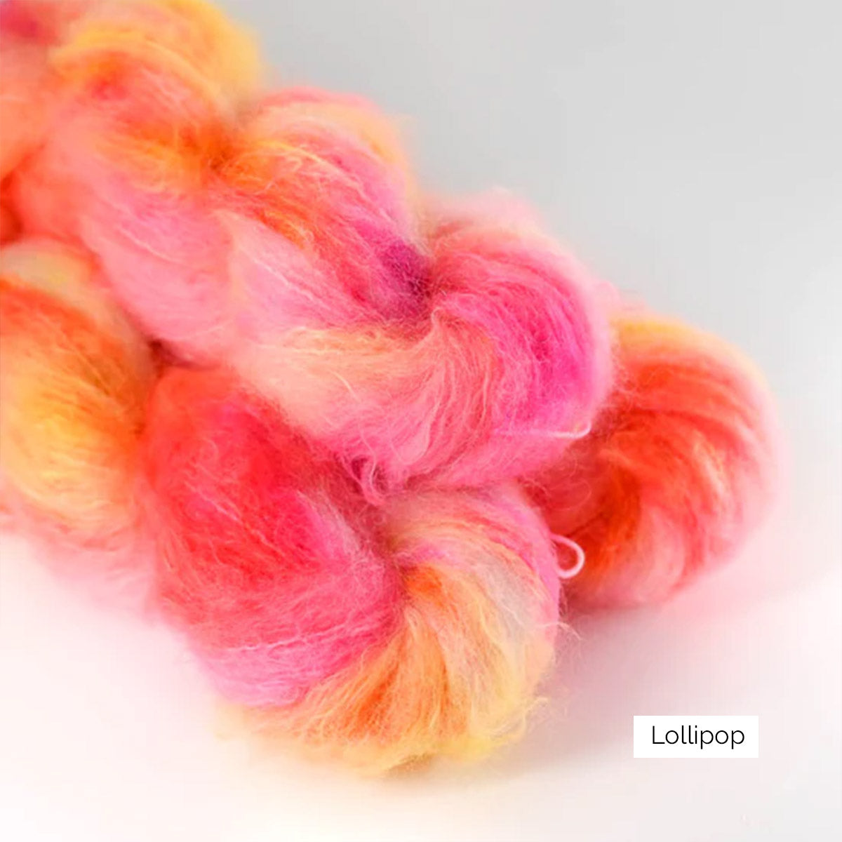 Echeveaux de Fat Mohair de Sysleriget coloris Lollipop