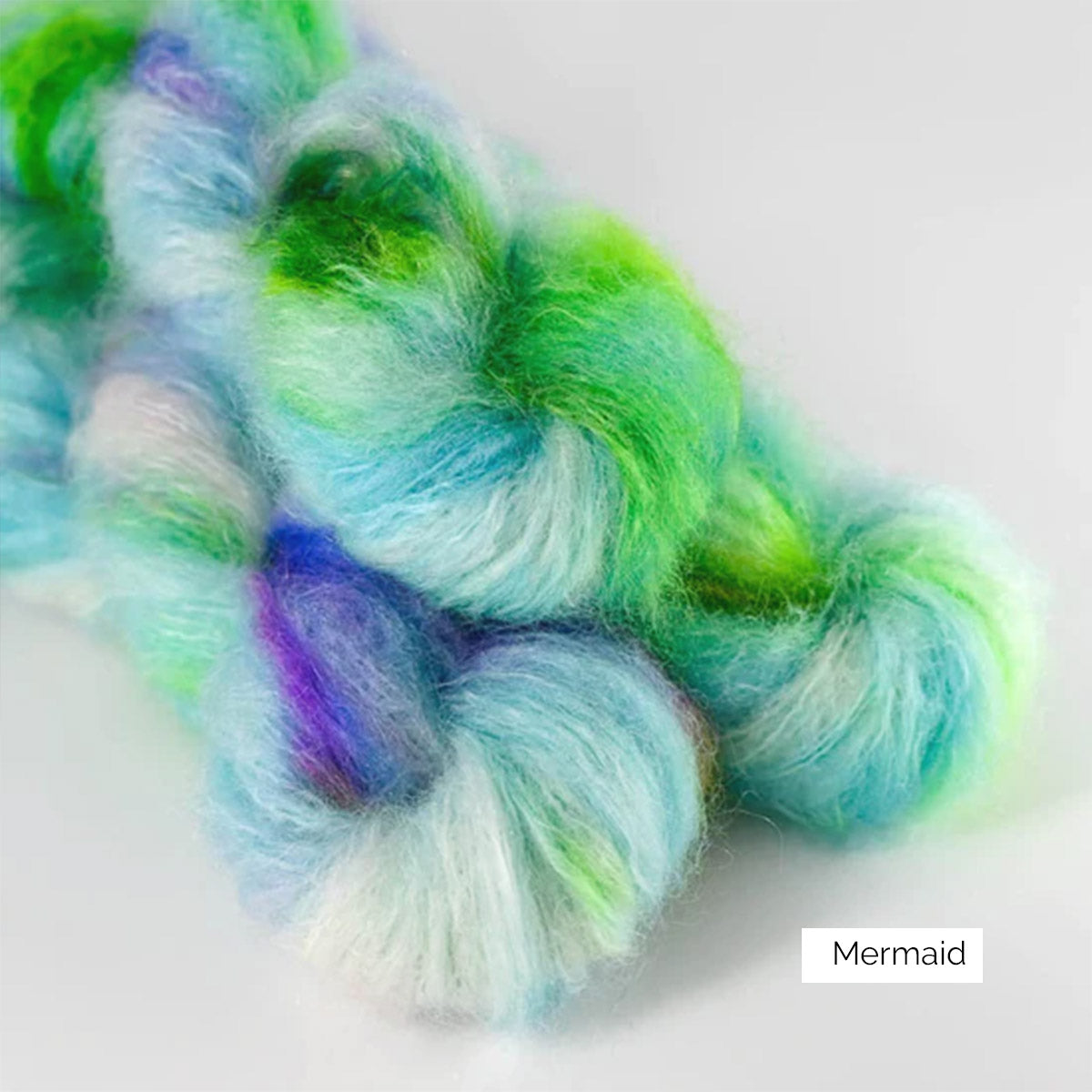Echeveaux de Fat Mohair de Sysleriget coloris Mermaid