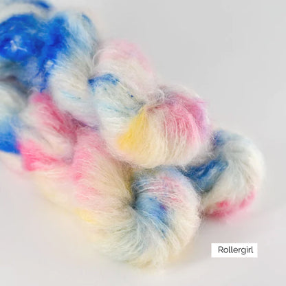 Echeveaux de Fat Mohair de Sysleriget coloris Rollergirl