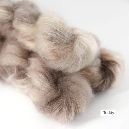 Echeveaux de Fat Mohair de Sysleriget coloris Teddy