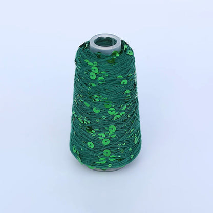 Cone de Sequins de Sysleriget, coloris 102 Green (Grøn)