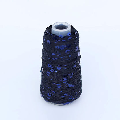 Cone de Sequins de Sysleriget, coloris 31 Midnight Blue (Midnatblå)