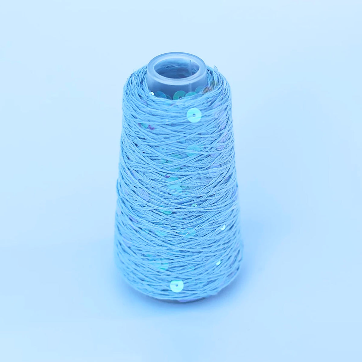 Cone de Sequins de Sysleriget, coloris 48 Light Blue (Lysblå)