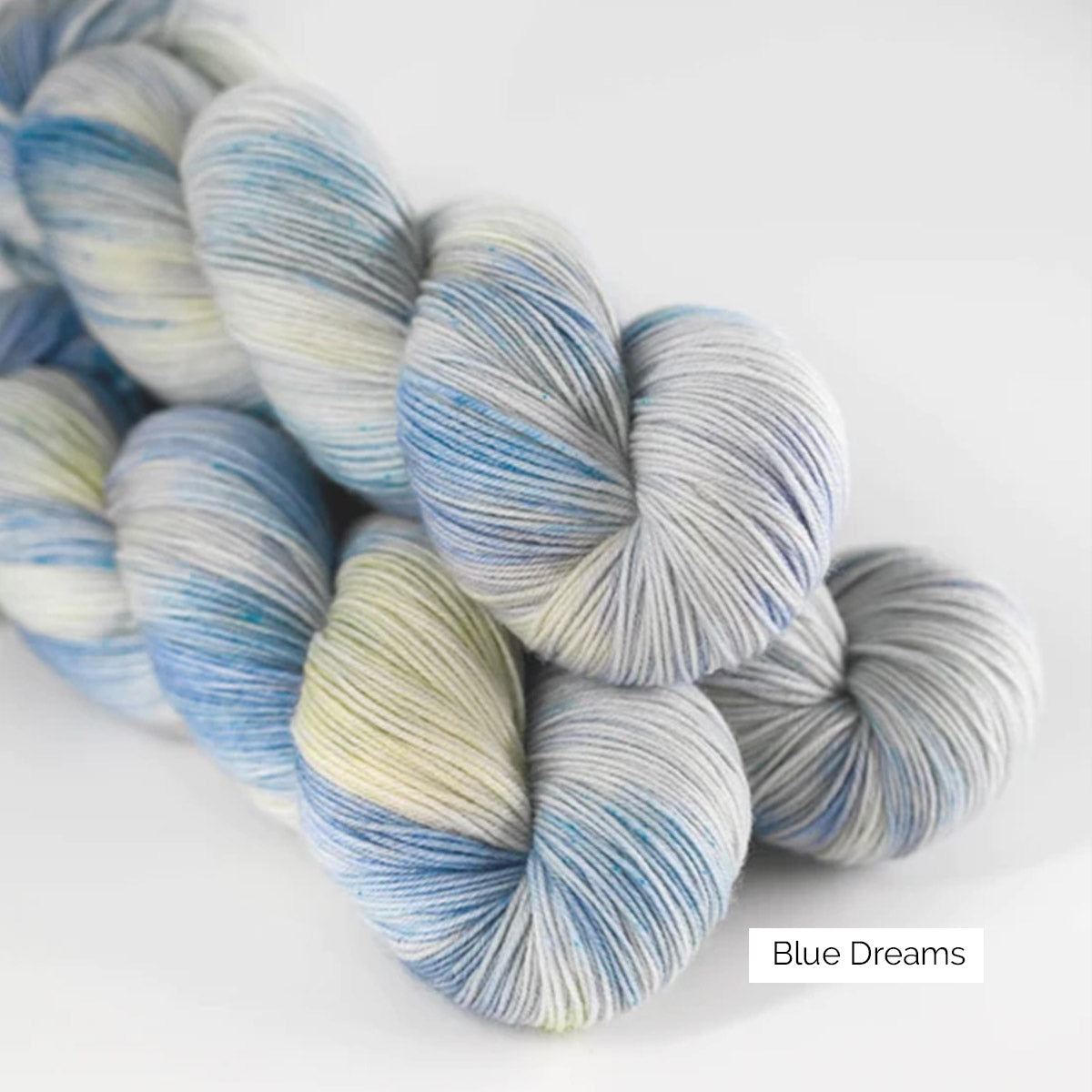 Echeveaux de Sock de Sysleriget, coloris Blue Dreams 