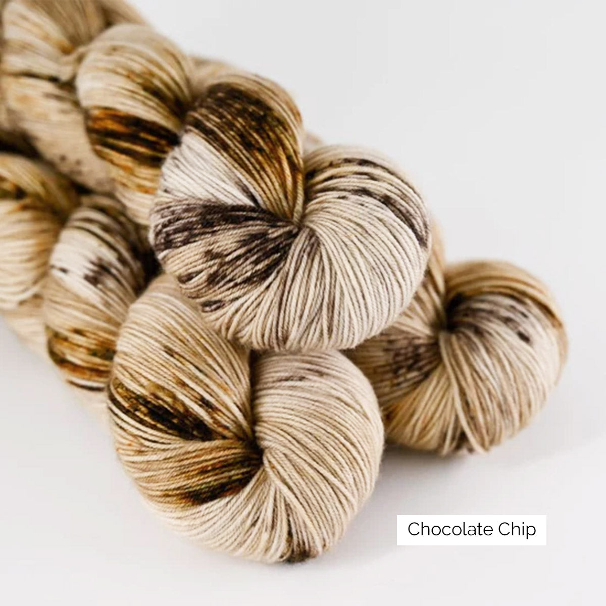 Echeveaux de Sock de Sysleriget coloris Chocolate Chip