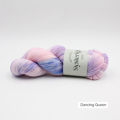 Echeveau de Sock de Sysleriget, coloris Dancing Queen 