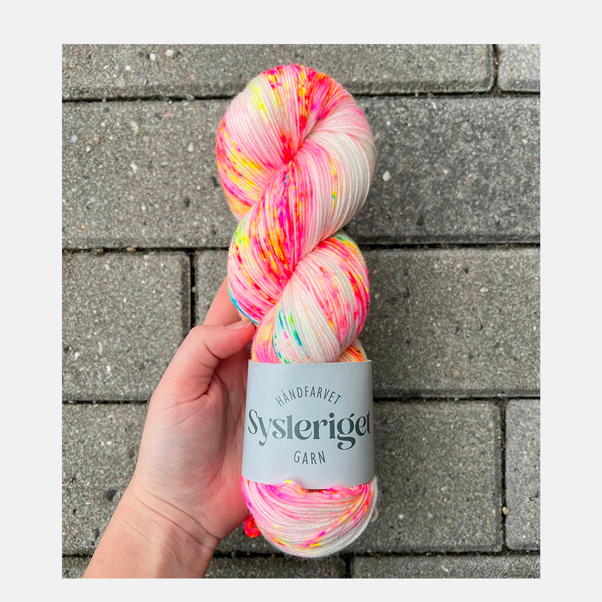 Echeveau de Sock de Sysleriget, coloris Party Rocker