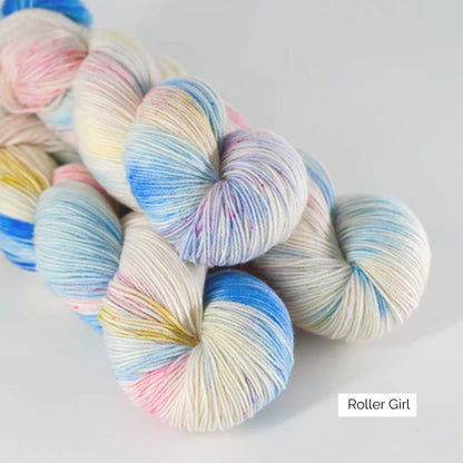 Echeveaux de Sock de Sysleriget, coloris Roller Girl