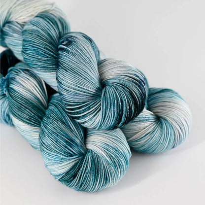 Echeveaux de Sock de Sysleriget, coloris Sea Glass