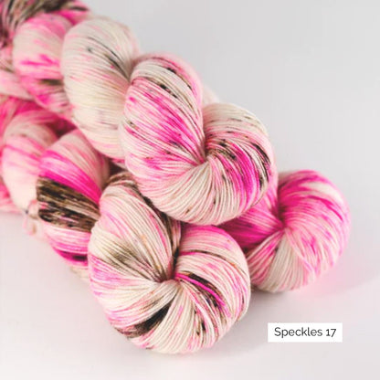 Echeveaux de Sock de Sysleriget, coloris Speckles 17