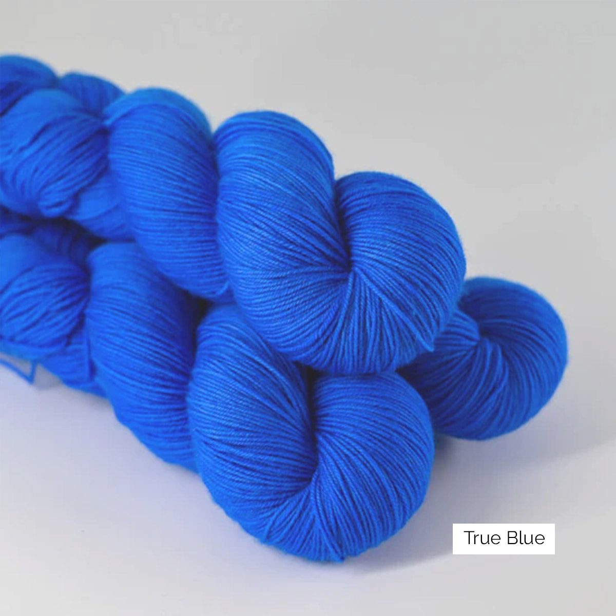 Echeveaux de Sock de Sysleriget, coloris True Blue