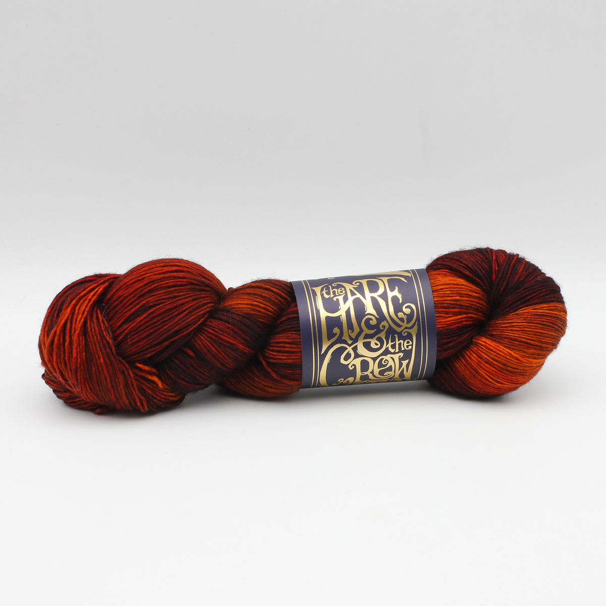 Echeveau de Kakebuton (merino single) de The Hare & The Crow, coloris Red Panda