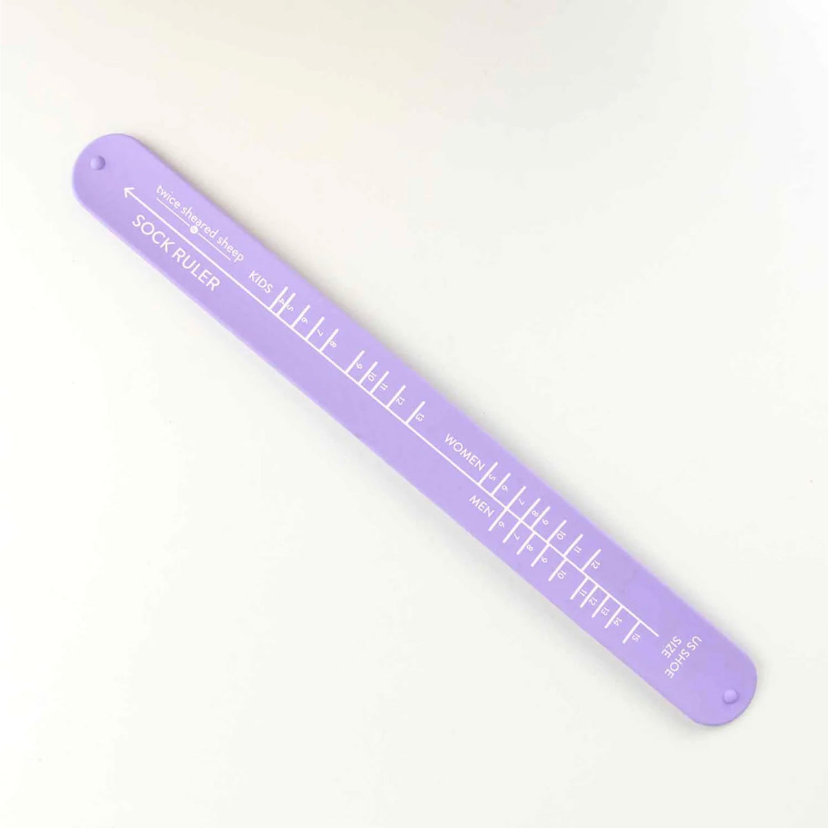Sock ruler de Twice Sheared Sheep coloris Lavande