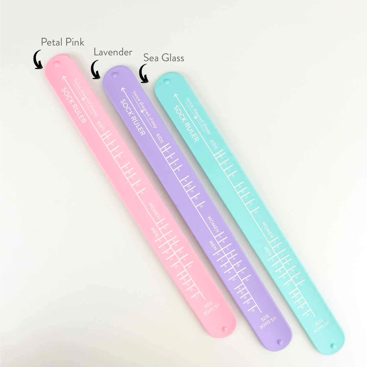 Sock Ruler Flexible - Twice Sheared Sheep