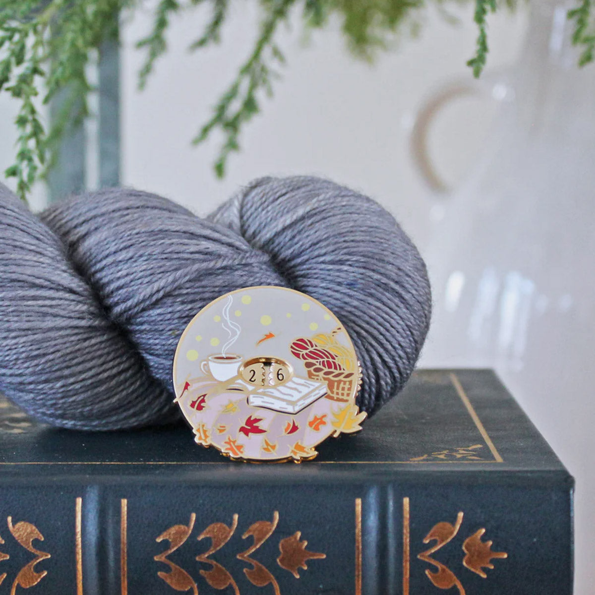 Compte-rangs Twill & Print, type Pins, modèle Autumn