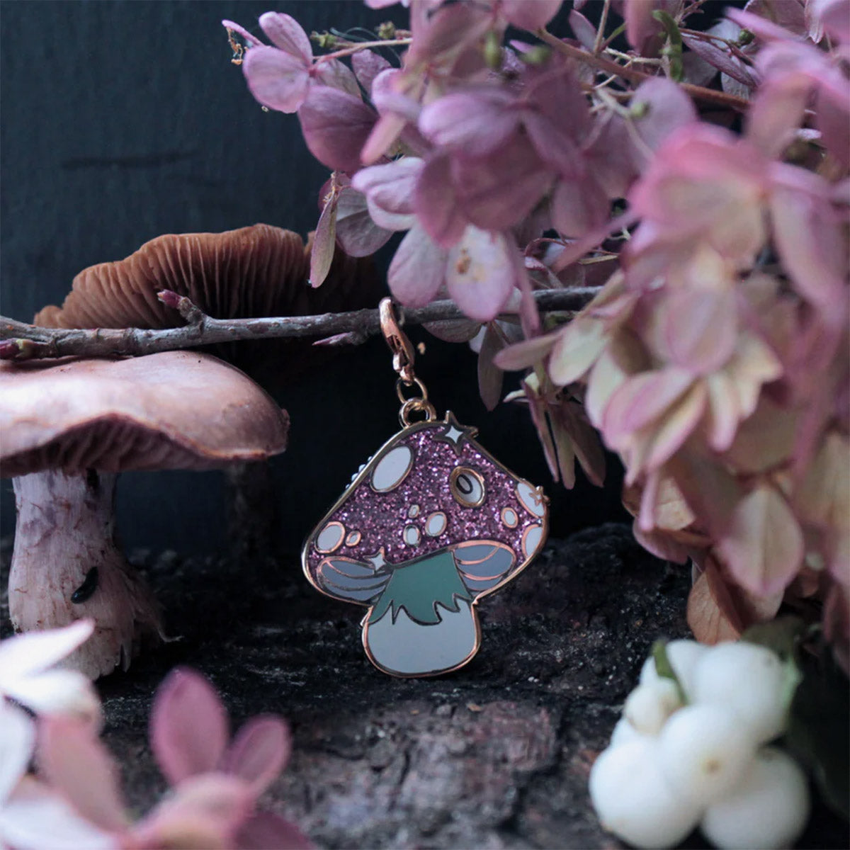 Mini compte-rangs Twill & Print, type Progress Keeper, modèle Magic Mushroom