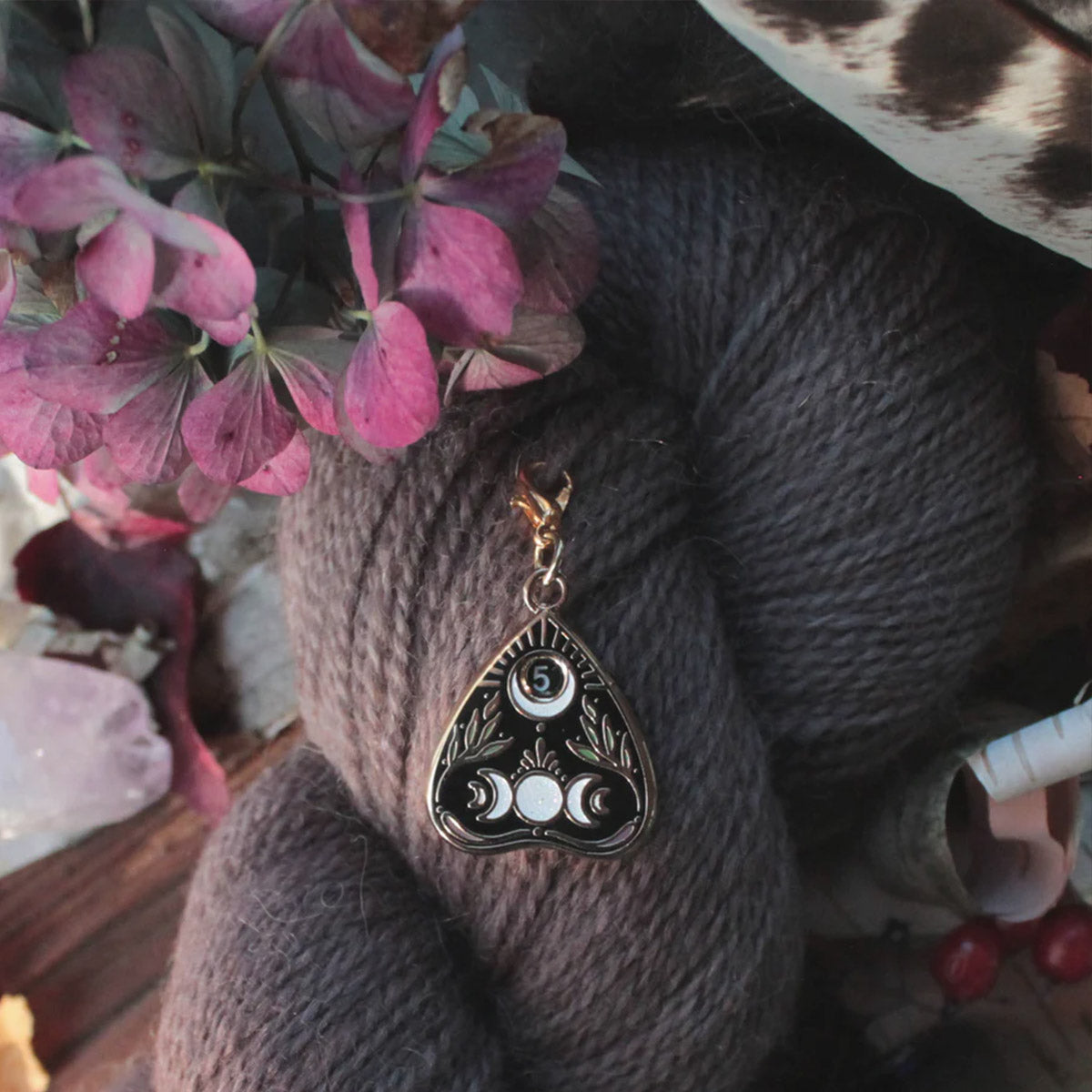 Mini compte-rangs Twill & Print, type Progress Keeper, modèle Ouija (Black)