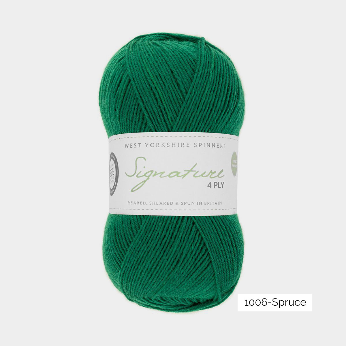 Pelote de Signature 4ply de West Yorkshire Spinners (WYS) coloris 1006 Spruce