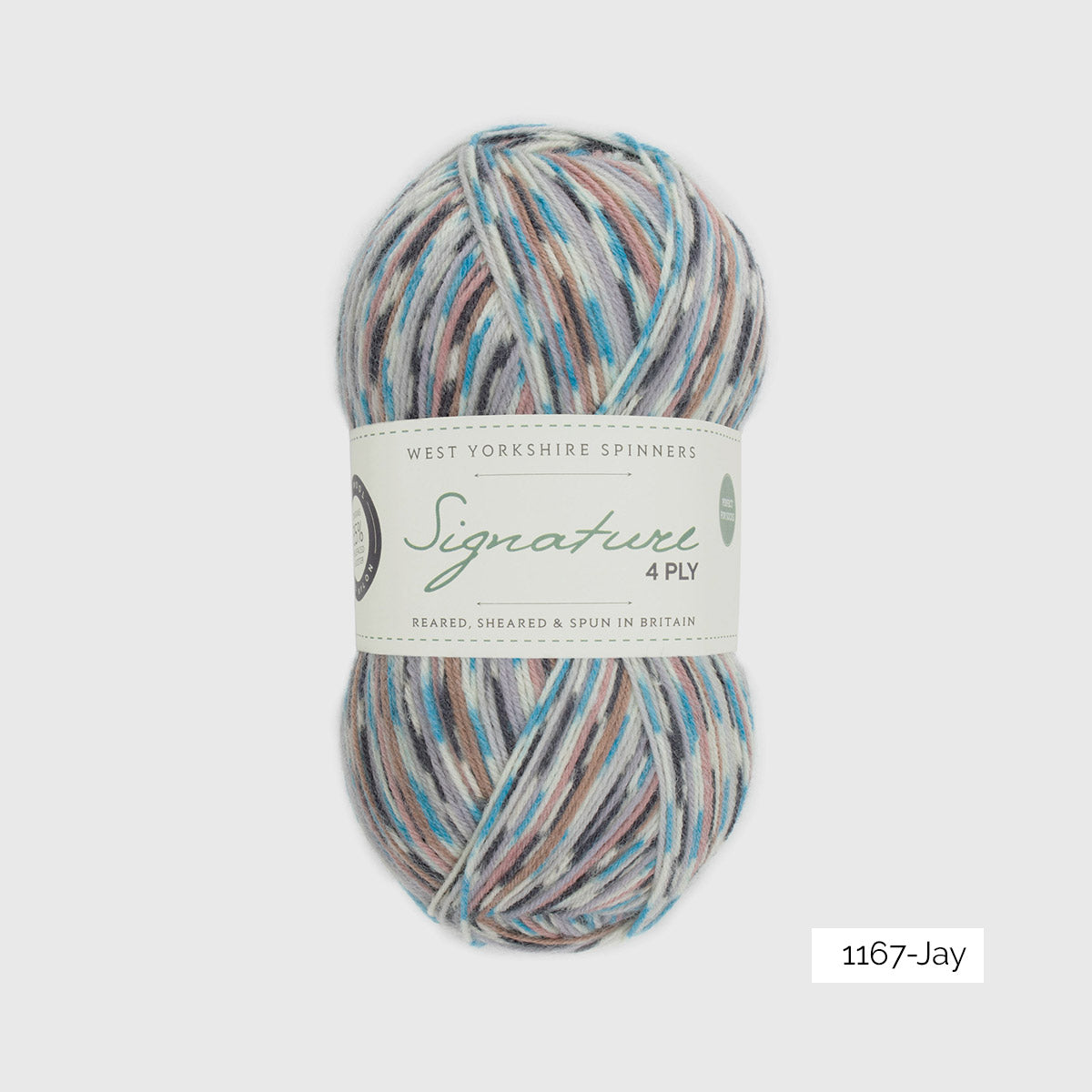 Pelote de Signature 4ply de West Yorkshire Spinners (WYS), coloris 1167 Jay