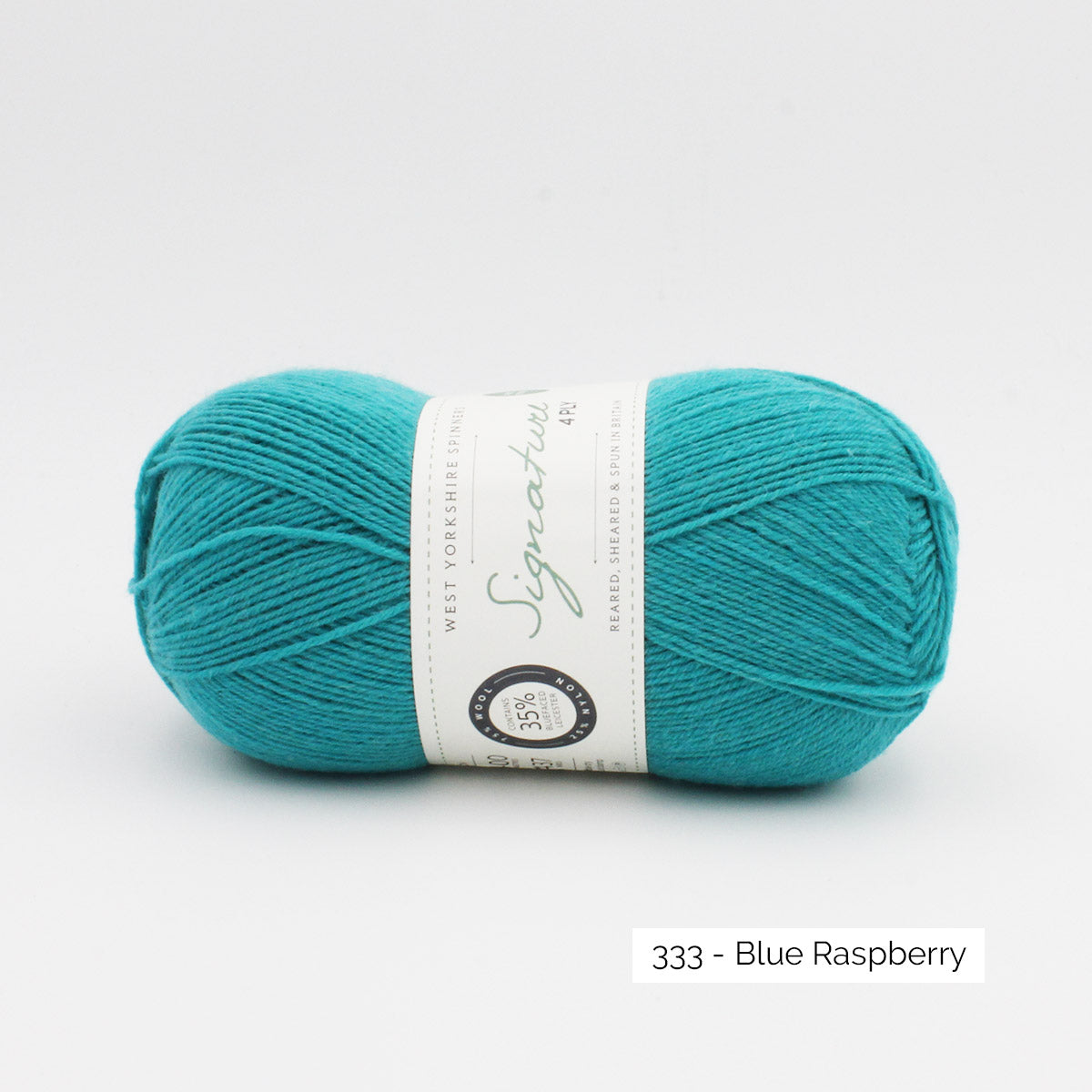 Pelote de Signature 4ply de West Yorkshire Spinners (WYS) coloris 333 Blue Raspberry